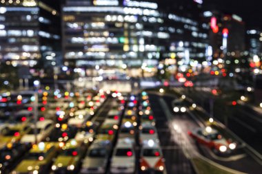 Otoparkı ile ışıkları arka plan