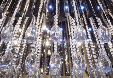 Avize aydınlatma dekorasyon yakın çekim