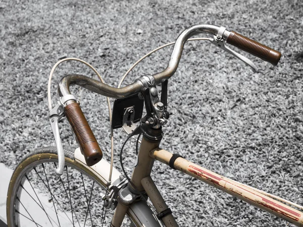 Vintage bicycle, Hipster urban transportation — Stock Photo, Image