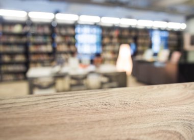 Masa üstü bulanık kitap ile depolamak iç arka plan