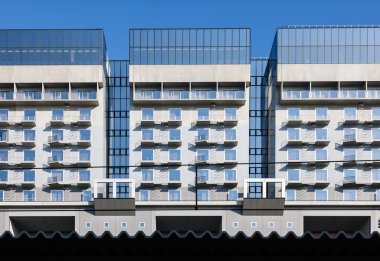 Daire Bina Modern tarzı mimarisi