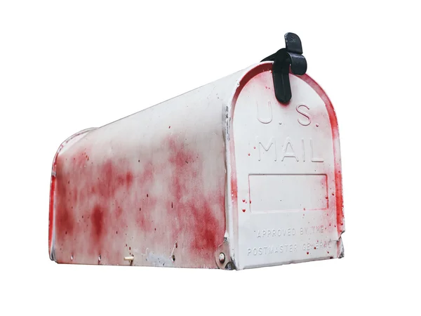 Us mailbox isolated — Stockfoto