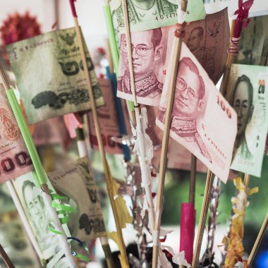 Tayland Baht banknot bağış töreni için