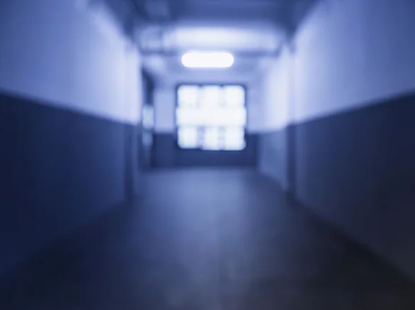 Blurred Empty Hallway in building perspective — Stock Photo, Image