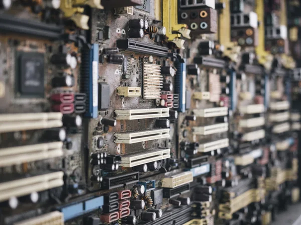 Circuit board pattern with dirty and old condition