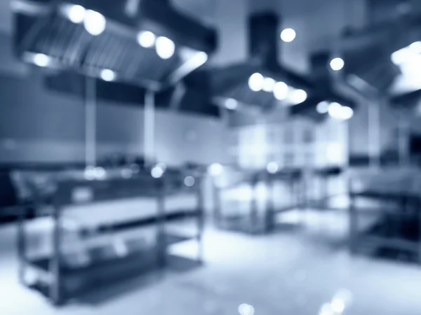 Blurred Modern Kitchen Appliance Interior in Hotel — Stok Foto