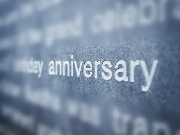 Anniversary Background type on grey textured — Stock Photo, Image
