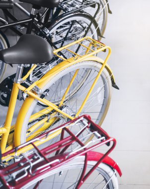 Renkli Bisiklet Hipster şık transportat