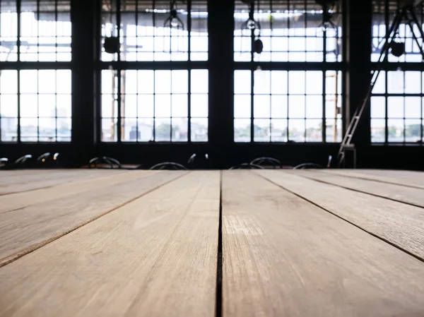 Barre de comptoir de table avec espace intérieur industriel Loft — Photo