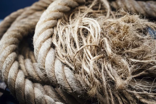 Boat Rope Textured close up — Stock Photo, Image