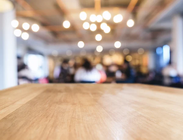 Masa üstü insanlar Cafe Shop bulanık iç arka plan ile