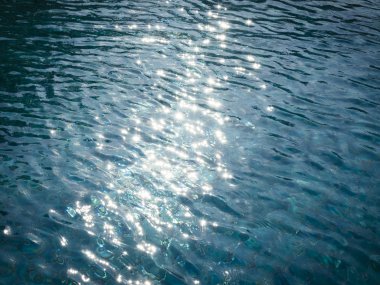 Su yansıma arka plan dalgalanma dokulu yüzeyi