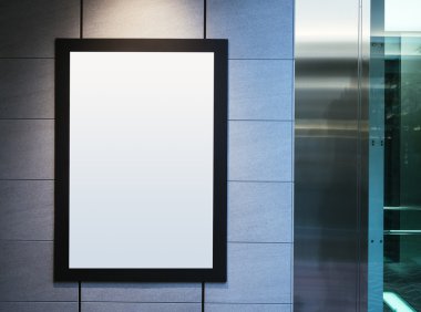 Poster çerçeve Spot Işık duvar ile alay