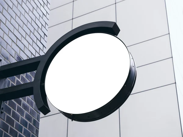 Jelzőtábla shop ál-kör alakú up Store üzleti logo — Stock Fotó