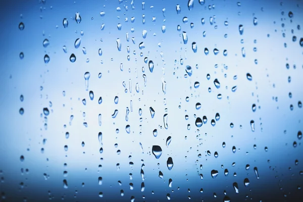 Kapky vody na okno — Stock fotografie