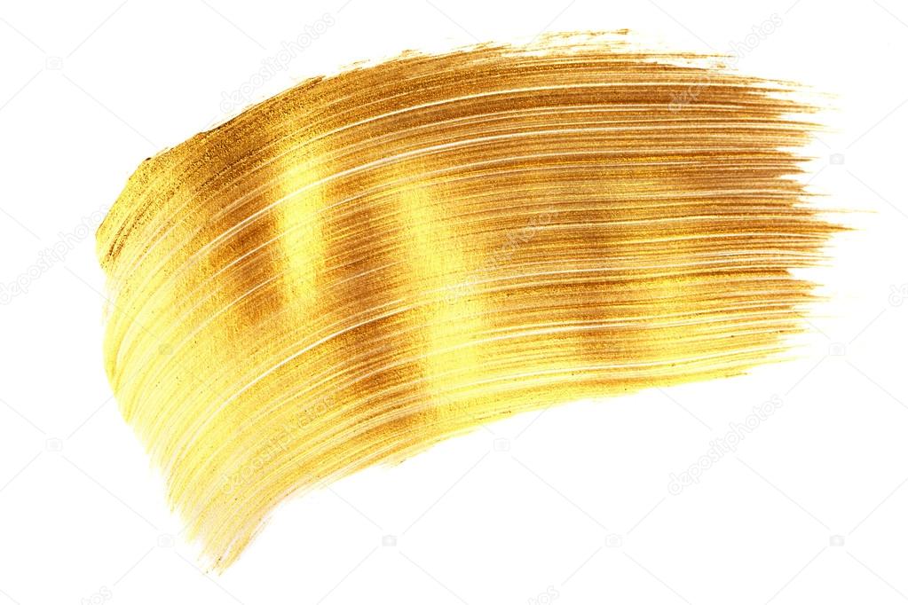 Beautiful textured golden strokes