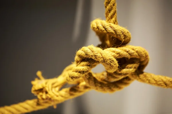 Verworrenes Seil aus nächster Nähe — Stockfoto