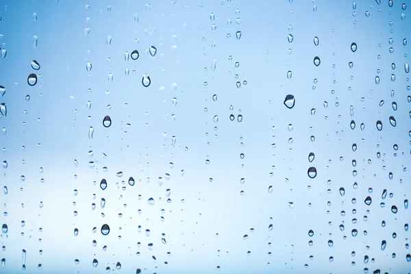 Gotas de agua en la ventana — Foto de Stock