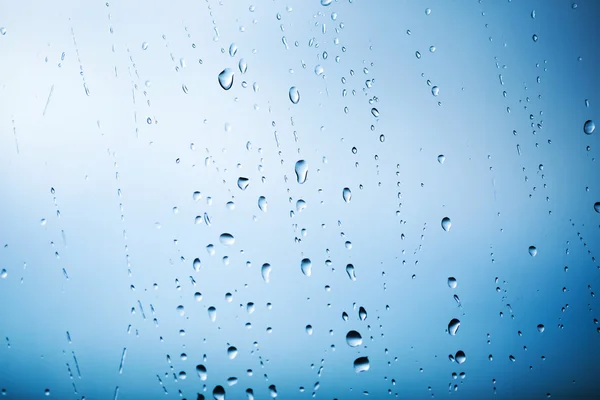 Gotas de agua en la ventana — Foto de Stock