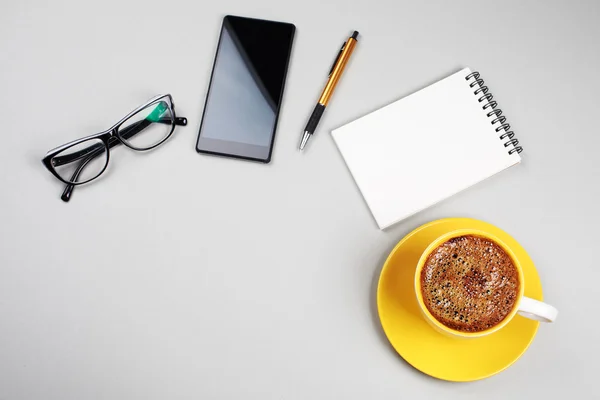 Cosas para hombres de negocios, vista superior . — Foto de Stock