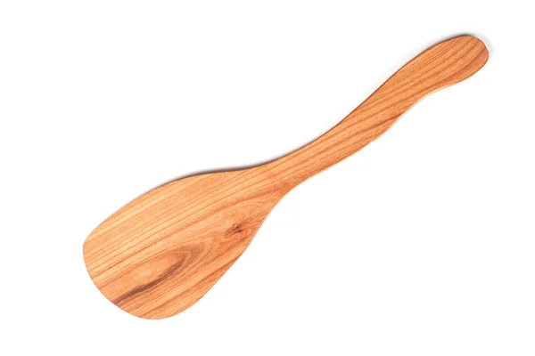 Spatule en bois isolée — Photo