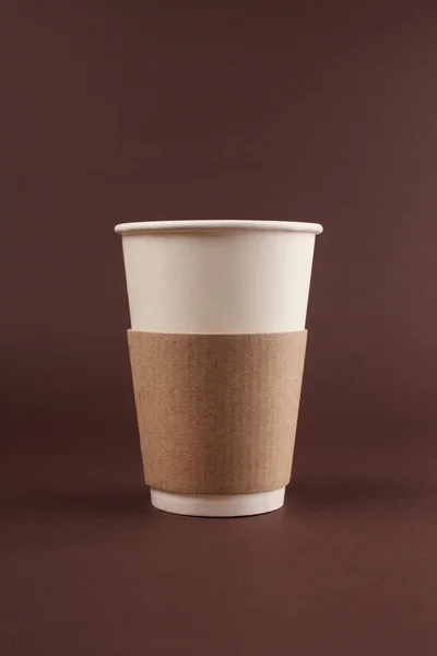 Šálek kávy jít — Stock fotografie