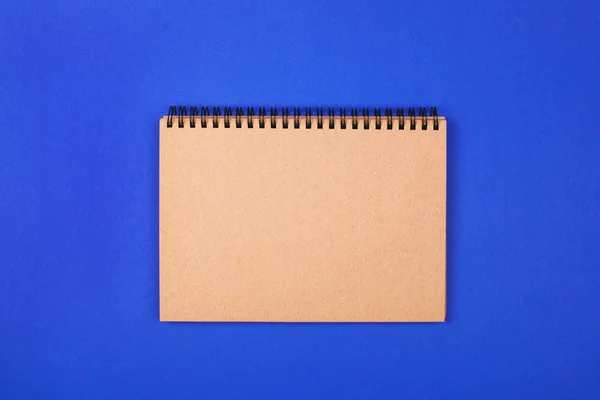 Eco notebooks on blue — Stock Photo, Image