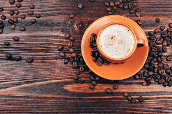 Blick auf die Kaffeetasse — Stockfoto