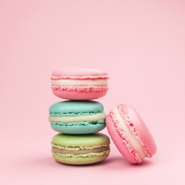 Macaroons retro vintage arka plan