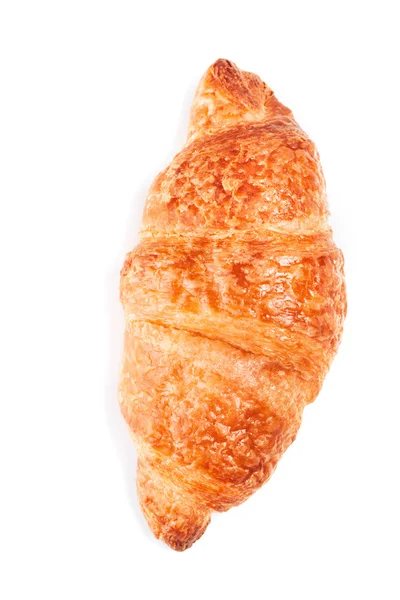 Croissant oder Backen isoliert auf weiß — Stockfoto