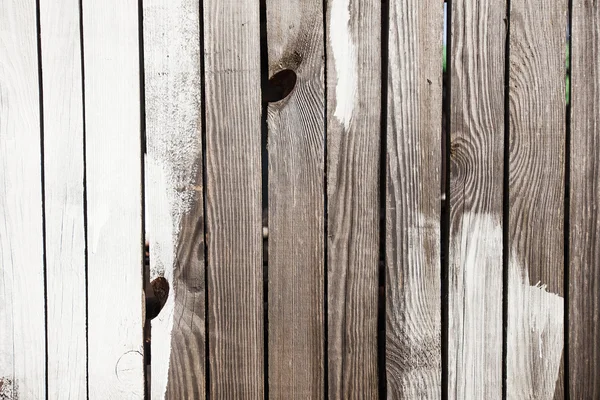 Half-painted wooden boards — Stock Photo, Image