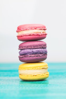 Fransız renkli acıbadem kurabiyesi