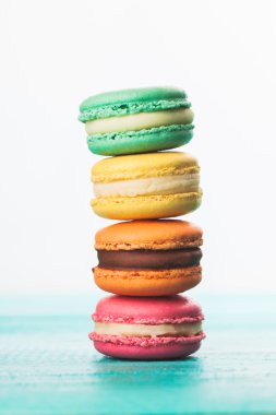 Fransız renkli acıbadem kurabiyesi