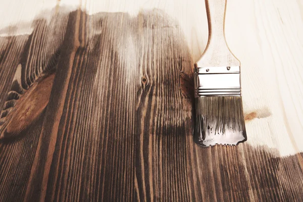 Smear of paint brush. — Stock Photo, Image