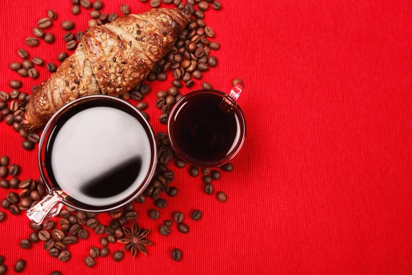 Kaffee zum Frühstück. — Stockfoto