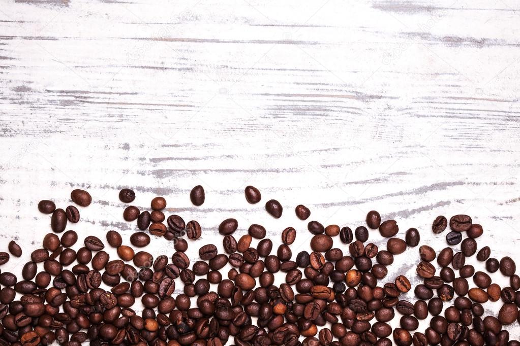 Coffee beans on the table