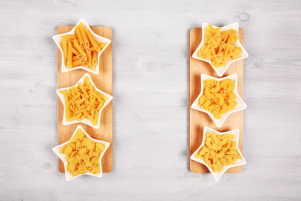 Diferentes tipos de pasta — Foto de Stock