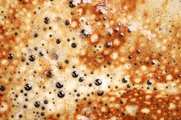 Gros plan sur la mousse de cappuccino — Photo