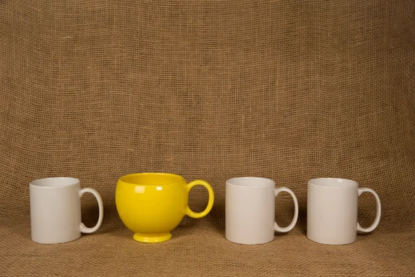 Fond de tasse de café - Une tasse unique — Photo