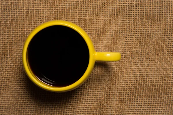 Tasse à café Gros plan - Vue du dessus — Photo