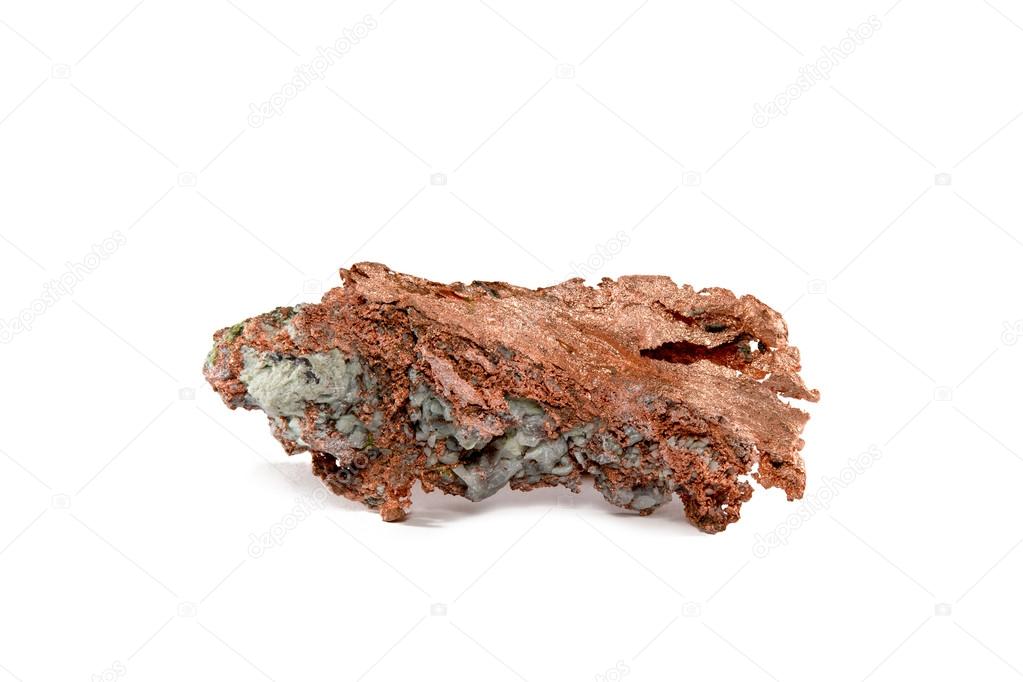 Isolated Native Copper Nugget