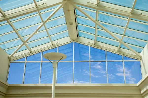 Glass Ceiling - Blue Sky — Stock Photo, Image