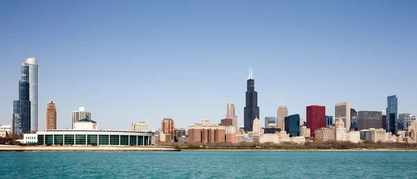 Chicago Skyline - seen from Lake Michigan — Stock Photo, Image