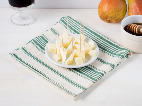 Peçeteye Peynir tabağı