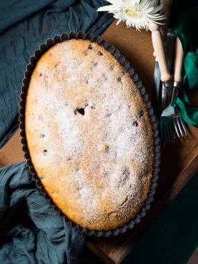 Vegan un kek çilek ile yazıldığını