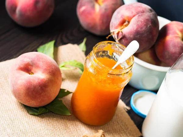 Summer peach jam