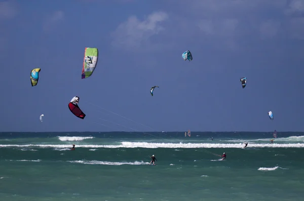Kitesurfing Maui, Hawaii.