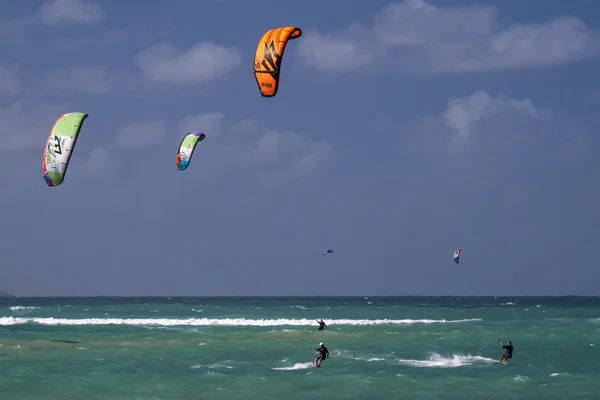 Kitesurfing Maui, Hawaii.