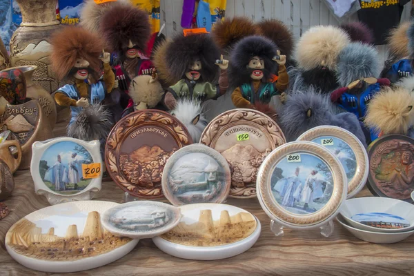 Pazarda Kafkas yerel hediyelik eşya .