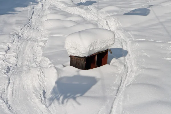 Cubierto de nieve — Foto de Stock